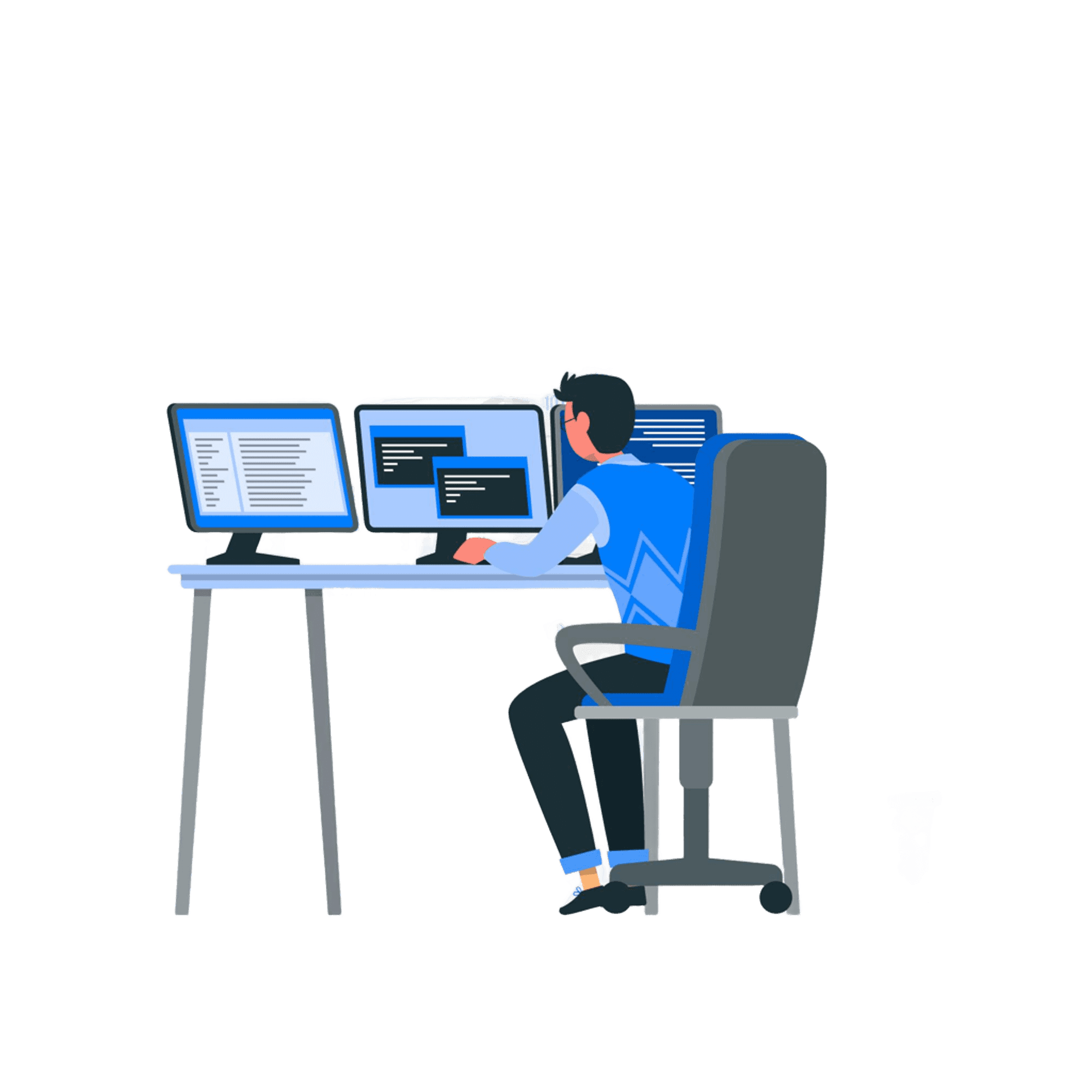Developer illustration